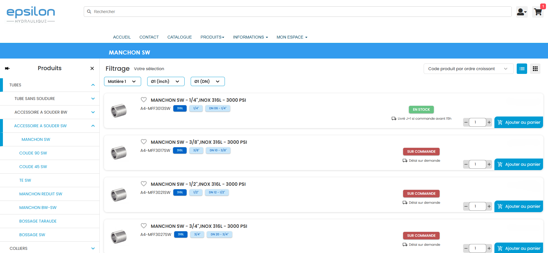 Aperçu du catalogue Novapro